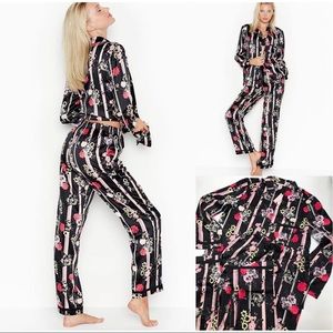 New! Victorias Secret Satin PJ Set